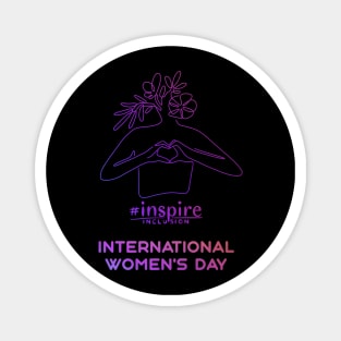 Count Her Inspire Inclusion Women's International Day 2024 Magnet